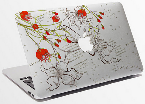 Flower Macbook Pro Decal